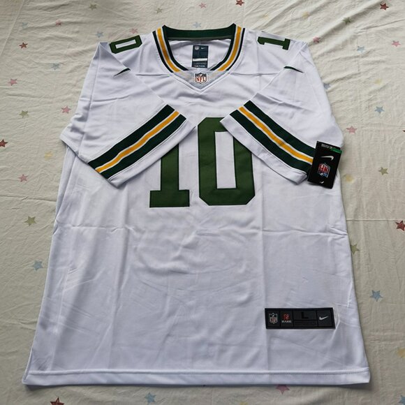 NFL LOVE White V-Neck No. 10 Jersey - Picture 1 of 9